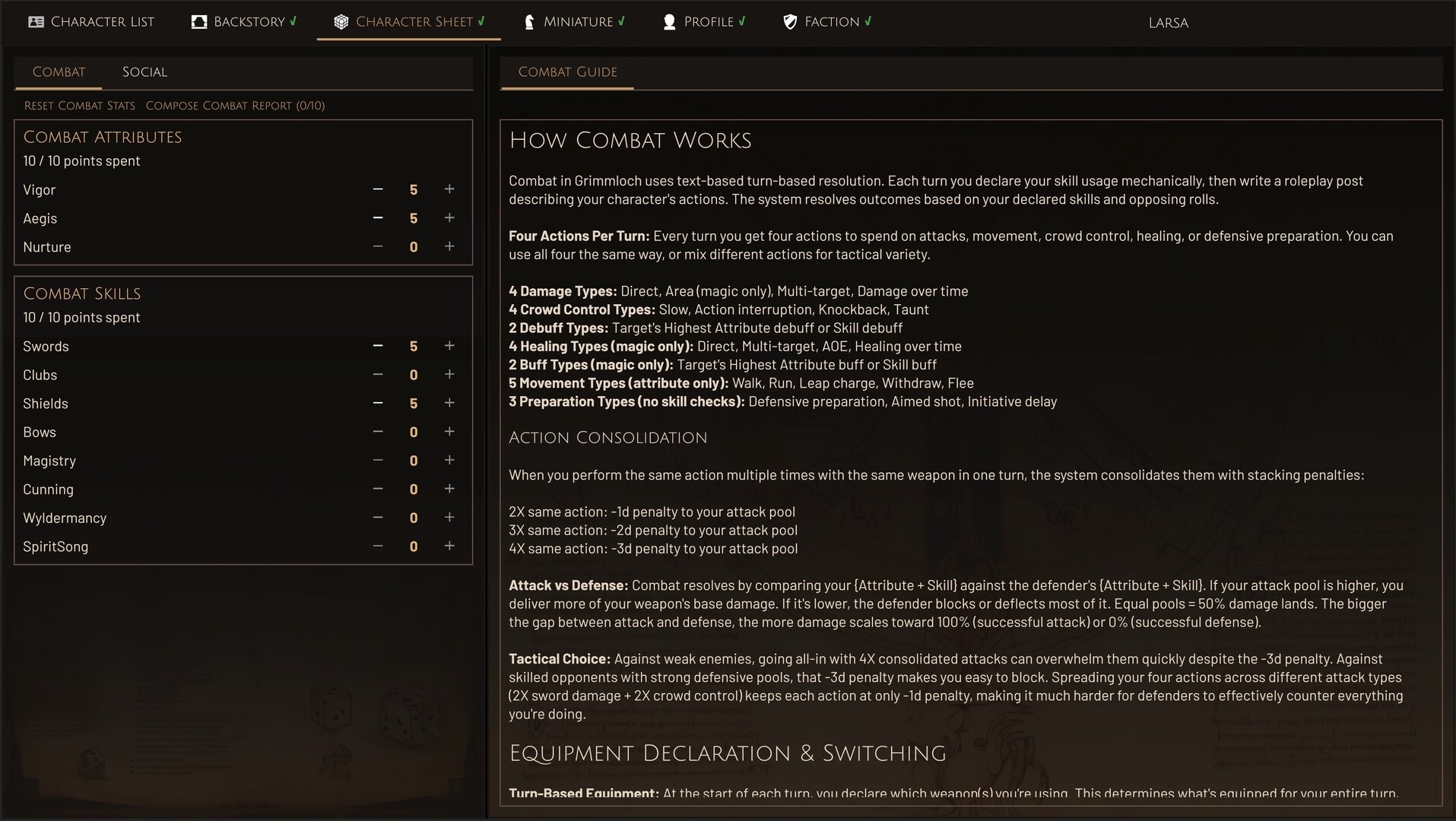 How Combat Works