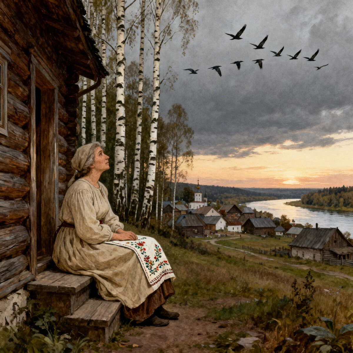 Wendland Volkhva Watching Birds